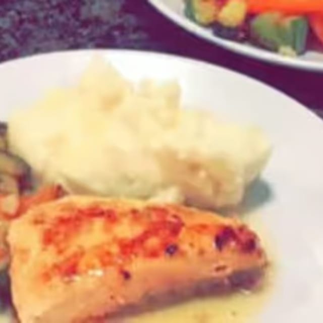 Pan Seared Salmon.